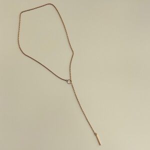 Rose Gold Adjustable Necklace